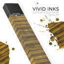 Gold Standard ZebraWood - Premium Decal Protective Skin-Wrap Sticker compatible with the Juul Labs vaping device