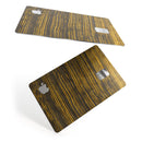 Gold Standard ZebraWood V2 - Premium Protective Decal Skin-Kit for the Apple Credit Card