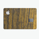 Gold Standard ZebraWood V2 - Premium Protective Decal Skin-Kit for the Apple Credit Card