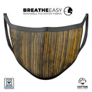 Gold Standard ZebraWood V2 - Made in USA Mouth Cover Unisex Anti-Dust Cotton Blend Reusable & Washable Face Mask with Adjustable Sizing for Adult or Child