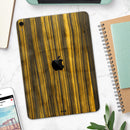 Gold Standard ZebraWood - Full Body Skin Decal for the Apple iPad Pro 12.9", 11", 10.5", 9.7", Air or Mini (All Models Available)