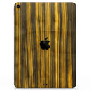 Gold Standard ZebraWood - Full Body Skin Decal for the Apple iPad Pro 12.9", 11", 10.5", 9.7", Air or Mini (All Models Available)