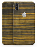 Gold Standard ZebraWood - iPhone X Skin-Kit