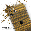 Gold Standard ZebraWood  - Protective Skin Wrap & Decal – Compatible with iPhone SE to iPhone 17 Pro Max (All Models)