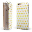 Gold Watercolor Stars iPhone 6/6s or 6/6s Plus 2-Piece Hybrid INK-Fuzed Case
