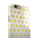 Gold Watercolor Stars iPhone 6/6s or 6/6s Plus 2-Piece Hybrid INK-Fuzed Case