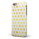 Gold Watercolor Stars iPhone 6/6s or 6/6s Plus 2-Piece Hybrid INK-Fuzed Case