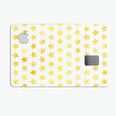 Gold Watercolor Stars - Premium Protective Decal Skin-Kit for the Apple Credit Card