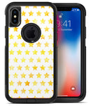 Gold Watercolor Stars - iPhone X OtterBox Case & Skin Kits