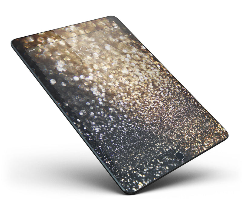 Gold and Black Unfocused Glimmering RainFall - iPad Pro 97 - View 7.jpg