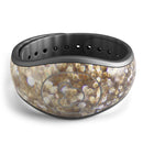 Gold and Black Unfocused Glimmering RainFall - Decal Skin Wrap Kit for the Disney Magic Band