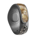 Gold and Black Unfocused Glimmering RainFall - Decal Skin Wrap Kit for the Disney Magic Band