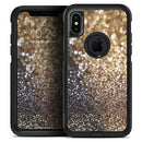 Gold and Black Unfocused Glimmering RainFall - Skin Kit for the iPhone OtterBox Cases