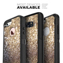 Gold and Black Unfocused Glimmering RainFall - Skin Kit for the iPhone OtterBox Cases