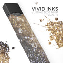 Gold and Black Unfocused Glimmering RainFall - Premium Decal Protective Skin-Wrap Sticker compatible with the Juul Labs vaping device