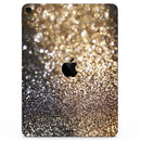 Gold and Black Unfocused Glimmering RainFall - Full Body Skin Decal for the Apple iPad Pro 12.9", 11", 10.5", 9.7", Air or Mini (All Models Available)