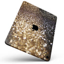 Gold and Black Unfocused Glimmering RainFall - Full Body Skin Decal for the Apple iPad Pro 12.9", 11", 10.5", 9.7", Air or Mini (All Models Available)