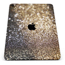 Gold and Black Unfocused Glimmering RainFall - Full Body Skin Decal for the Apple iPad Pro 12.9", 11", 10.5", 9.7", Air or Mini (All Models Available)