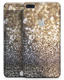 Gold and Black Unfocused Glimmering RainFall - Skin-kit for the iPhone 8 or 8 Plus