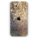 Gold and Black Unfocused Glimmering RainFall  - Protective Skin Wrap & Decal – Compatible with iPhone SE to iPhone 17 Pro Max (All Models)