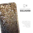Gold and Black Unfocused Glimmering RainFall  - Protective Skin Wrap & Decal – Compatible with iPhone SE to iPhone 17 Pro Max (All Models)