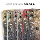 Gold and Black Unfocused Glimmering RainFall  - Protective Skin Wrap & Decal – Compatible with iPhone SE to iPhone 17 Pro Max (All Models)