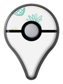 Gold and Mint Pineapple Pokémon GO Plus Vinyl Protective Decal Skin Kit