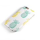 Gold and Mint Pineapple iPhone 6/6s or 6/6s Plus 2-Piece Hybrid INK-Fuzed Case