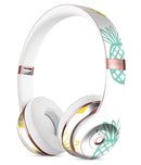 Gold and Mint Pineapple Full-Body Skin Kit for the Beats by Dre Solo 3 Wireless Headphones