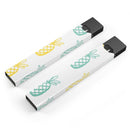 Gold and Mint Pineapple - Premium Decal Protective Skin-Wrap Sticker compatible with the Juul Labs vaping device