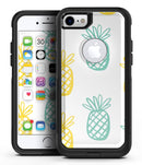 Gold and Mint Pineapple - iPhone 7 or 8 OtterBox Case & Skin Kits