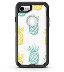 Gold and Mint Pineapple - iPhone 7 or 8 OtterBox Case & Skin Kits