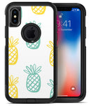 Gold and Mint Pineapple - iPhone X OtterBox Case & Skin Kits