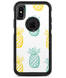 Gold and Mint Pineapple - iPhone X OtterBox Case & Skin Kits