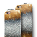 Gold and Silver Unfocused Orbs of Glowing Light iPhone 6/6s or 6/6s Plus 2-Piece Hybrid INK-Fuzed Case