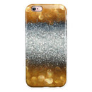 Gold and Silver Unfocused Orbs of Glowing Light iPhone 6/6s or 6/6s Plus 2-Piece Hybrid INK-Fuzed Case