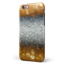 Gold and Silver Unfocused Orbs of Glowing Light iPhone 6/6s or 6/6s Plus 2-Piece Hybrid INK-Fuzed Case