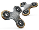 Gold and Silver Unfocused Orbs of Glowing Light Full-Body Fidget Spinner Skin-Kit