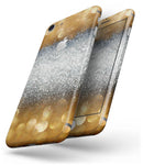 Gold and Silver Unfocused Orbs of Glowing Light - Skin-kit for the iPhone 8 or 8 Plus