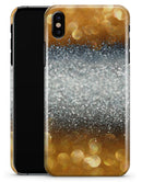 Gold and Silver Unfocused Orbs of Glowing Light - iPhone X Clipit Case