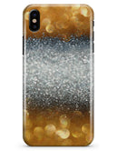 Gold and Silver Unfocused Orbs of Glowing Light - iPhone X Clipit Case