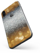 Gold and Silver Unfocused Orbs of Glowing Light - iPhone X Skin-Kit