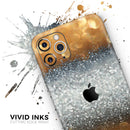Gold and Silver Unfocused Orbs of Glowing Light  - Protective Skin Wrap & Decal – Compatible with iPhone SE to iPhone 17 Pro Max (All Models)