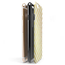 Gold and White Plaid Picnic Table Pattern iPhone 6/6s or 6/6s Plus 2-Piece Hybrid INK-Fuzed Case