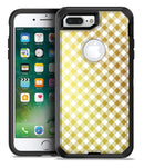 Gold and White Plaid Picnic Table Pattern - iPhone 7 Plus/8 Plus OtterBox Case & Skin Kits