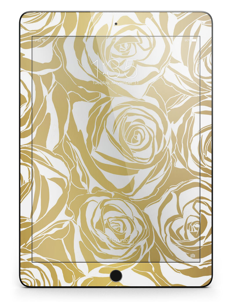 Gold and White Roses - iPad Pro 97 - View 6.jpg