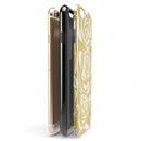 Gold and White Roses iPhone 6/6s or 6/6s Plus 2-Piece Hybrid INK-Fuzed Case