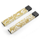 Gold and White Roses - Premium Decal Protective Skin-Wrap Sticker compatible with the Juul Labs vaping device