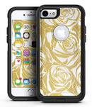 Gold and White Roses - iPhone 7 or 8 OtterBox Case & Skin Kits