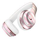 Gold to Pink WaterColor Ombre Stripes Full-Body Skin Kit for the Beats by Dre Solo 3 Wireless Headphones